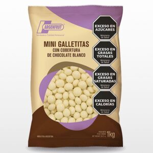 MINI GALLETITA COBERTURA BLANCO x 1 Kg.