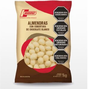 ALMENDRAS CON CHOC. BLANCO x 1 Kg.