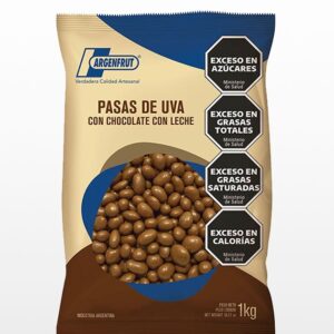 PASAS DE UVA C/CHOCO LECHE x 1 kg