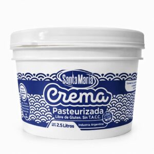 CREMA DE LECHE SANTA MARIA x 2.5 Lt. Sin Gluten