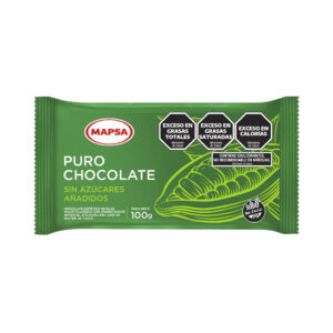CHOCO 10 tabletas x100Gr SIN AZUCAR Sin Gluten Mapsa