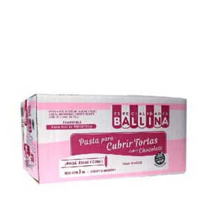 PASTA BALLINA x 3kg SinTacc Blanca sabor choco