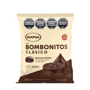 BAÑO BOMBONITO SEMIAMARGO Y BLANCO x 1 Kg. SinTacc Mapsa