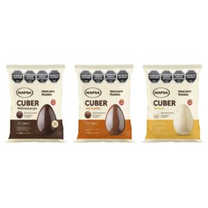 CUBER SEMIAMARGO/BLANCO/LECHE x 500 gr. SinTacc