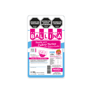 PASTA BALLINA x500gr Sin Gluten Blanca sabor choco