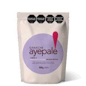 GANACHE CHOCO BLANCO x 800 gr. Ayepale