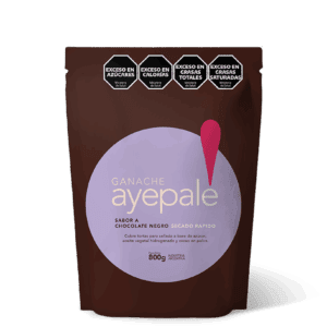 GANACHE CHOCO NEGROx 800 gr. Ayepale