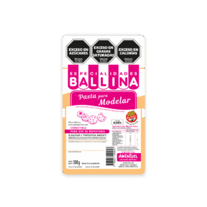 PASTA P/ MODELAR BALLINA SinTacc x500gr Blanca