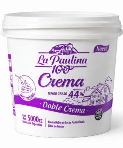 CREMA DE LECHE LA PAULINA 44% 5LT BALDE SIN GLUTEN